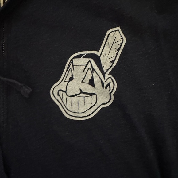 Vintage Pink Victorias Secret Cleveland Indians Zip Up Hoodie M - Picture 4 of 5